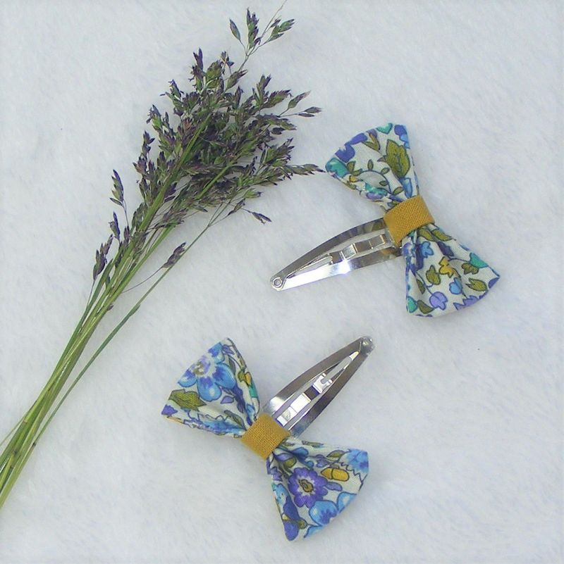 Barrettes clic clac, collection Louise